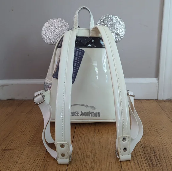 Loungefly Disney Space Mountain Mickey Mouse Main Attraction Backpack BNWT - Picture 5 of 11